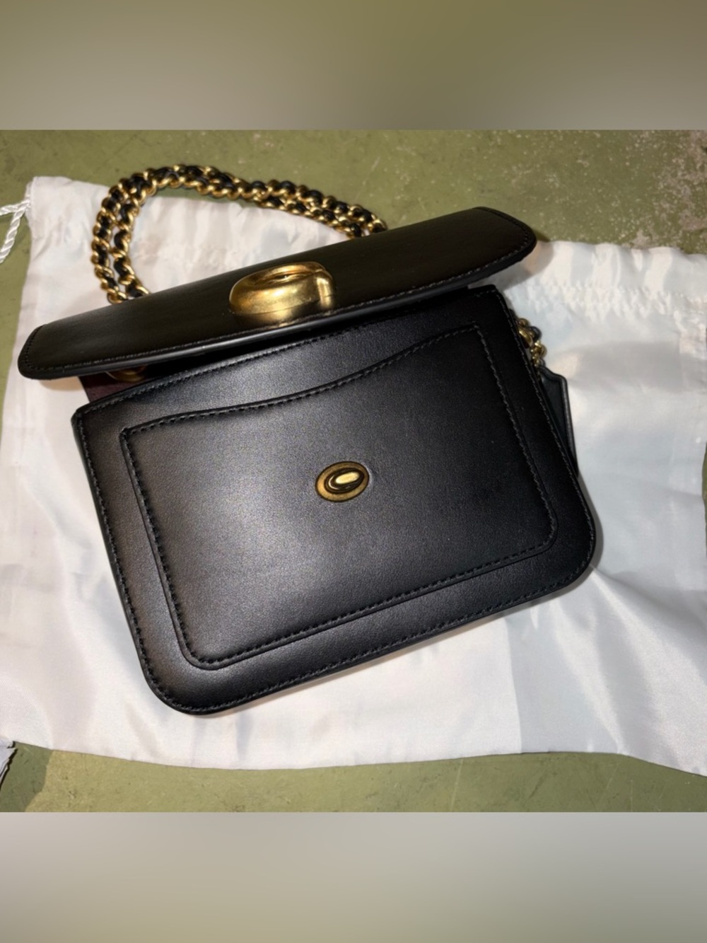 Coach Madison Mini Crossbody with Gold Chain Strap - Picture 2 of 8